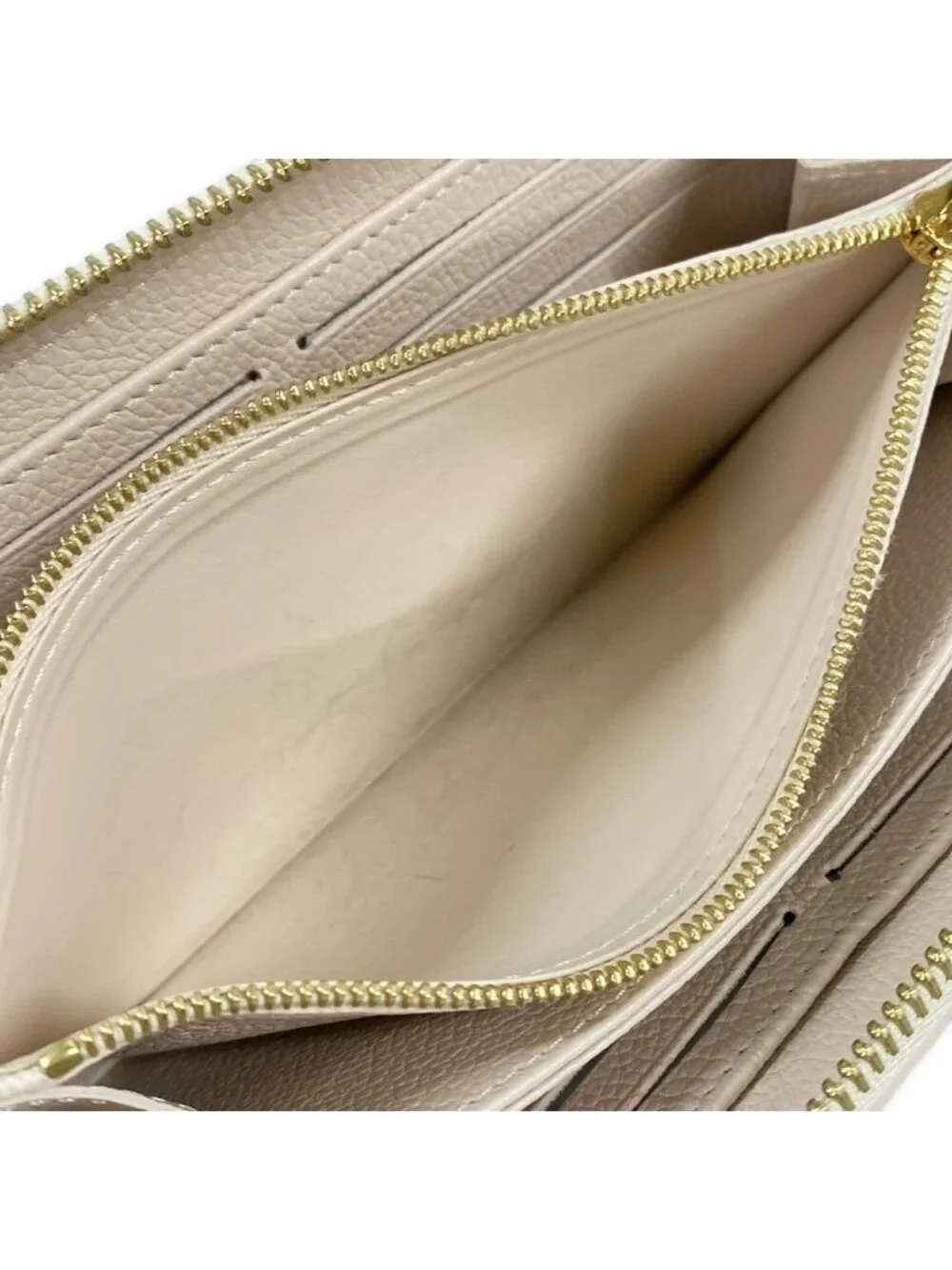 Louis Vuitton Wallet Zippy Quartz Couture Zip Around Leather Cowhide